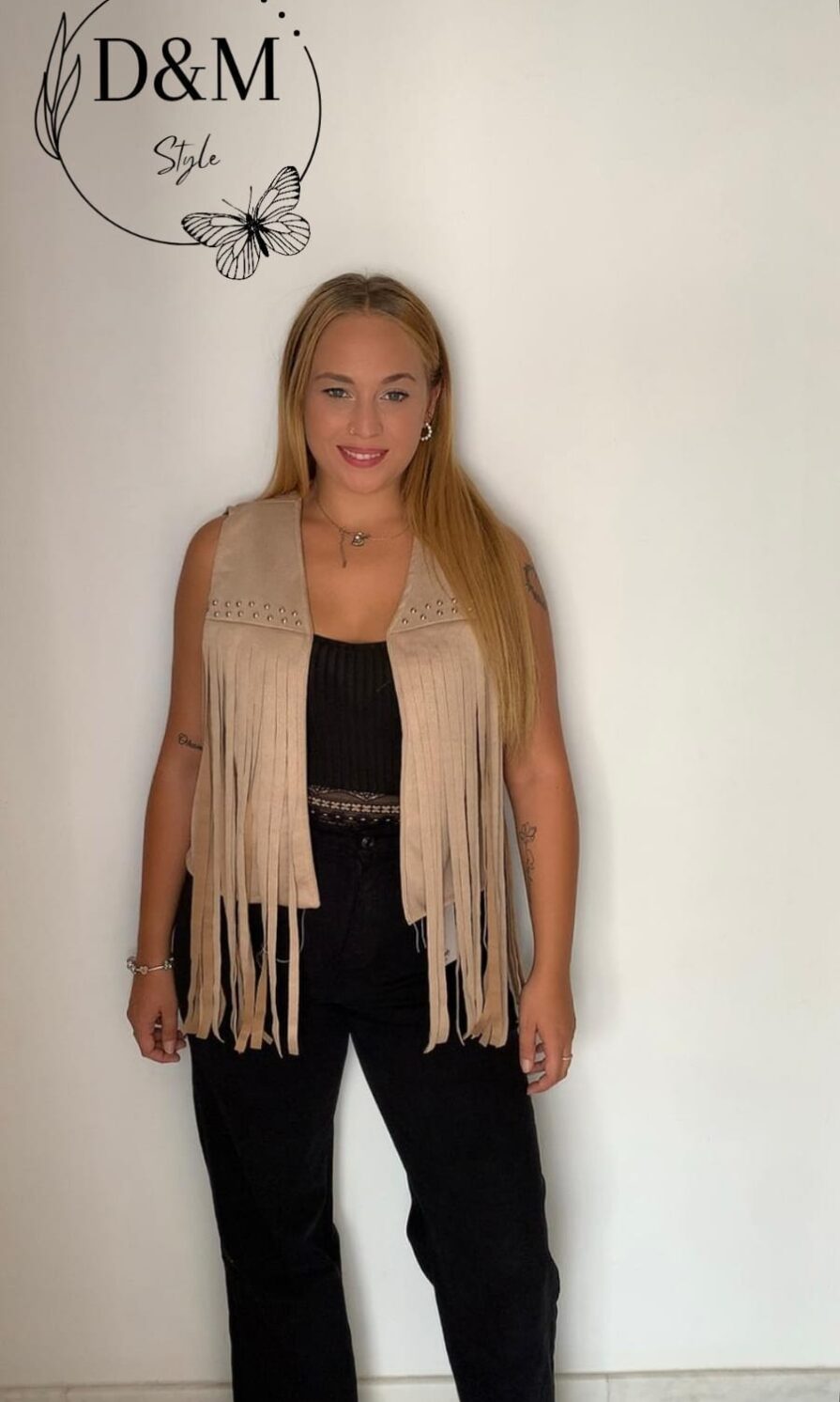 Chaqueta flecos
